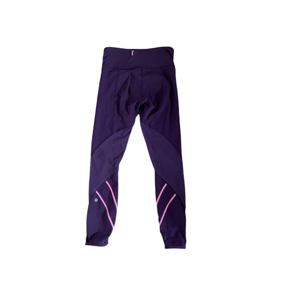 Lululemon Burgundy Yoga Pants 24 - Picture 2 of 2